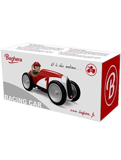 Машинка гоночная красная Baghera - 7134510080023 - Фото 4