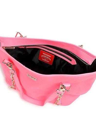 Розовая сумка с декоративной цепью SPRAYGROUND - 1204508370859 - Фото 2