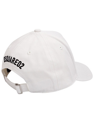 Белая кепка с логотипом Dsquared2 - 1184528370018 - Фото 4
