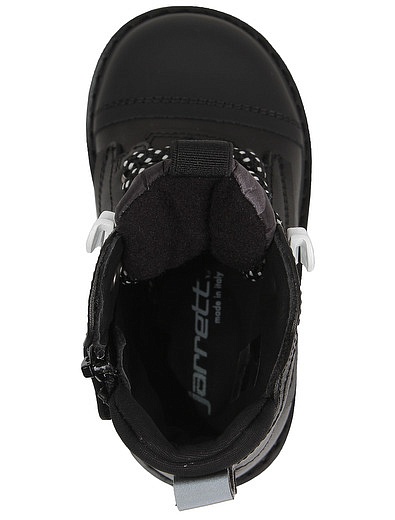 Высокие ботинки из натуральной кожи на шнуровке JARRETT - 2034519081968 - Фото 4