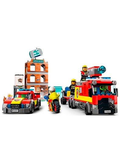 Конструктор LEGO CITY. Пожарная команда LEGO - 5914519370132 - Фото 4