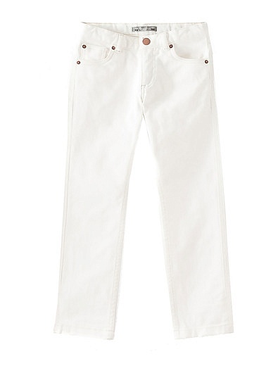 Белые брюки из денима Bonpoint - 1084519181794 - Фото 1