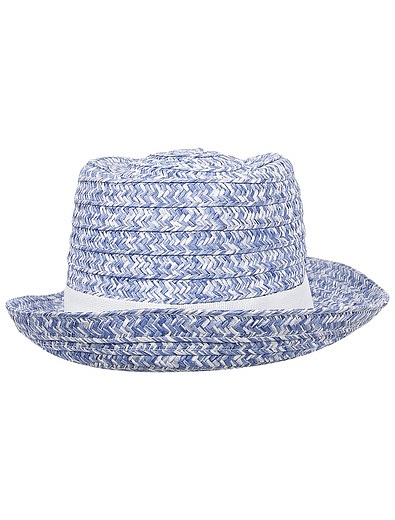 Голубая соломенная Шляпа Il Trenino - 1171518971379 - Фото 4