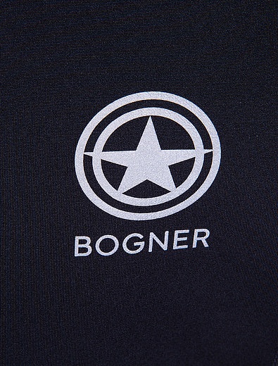 Синяя толстовка с принтом логотипа Bogner - 0071119780343 - Фото 2