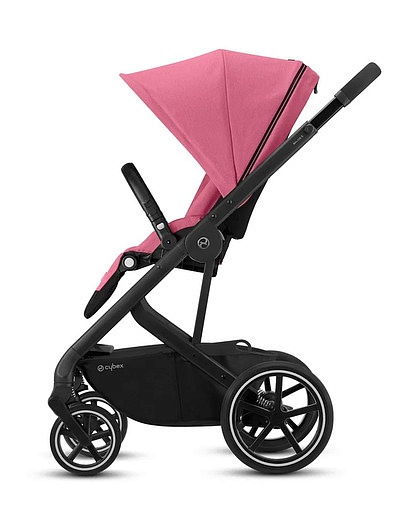 Детская коляска Balios S Lux BLK Magnolia Pink с дождевиком CYBEX - 4004529180355 - Фото 2