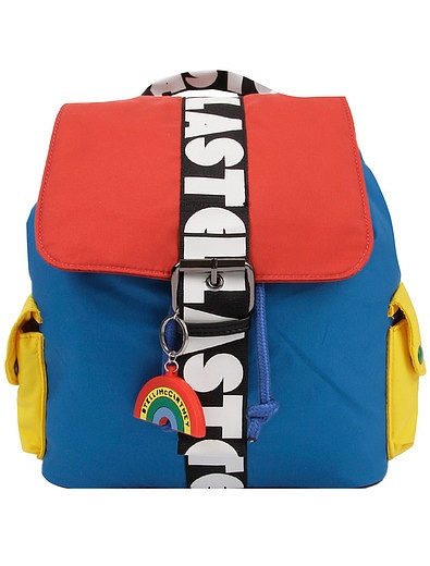 Цветной Рюкзак с брелоком Stella McCartney - 1504528180842 - Фото 1