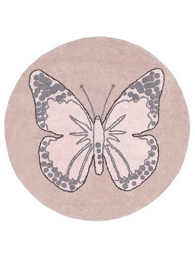 круглый ковер с бабочкой,160 см Lorena Canals - 0674528080358 - Фото 1