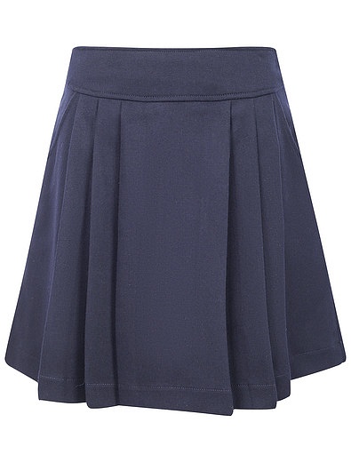 Синяя юбка с добавлением шерсти Aletta - 1041409980189 - Фото 1