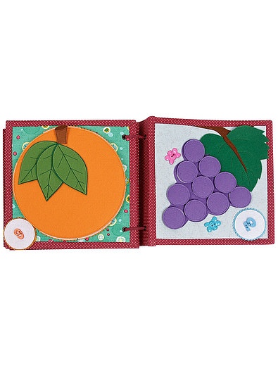 Развивающая книга из фетра Овощи и фрукты Carolon - 7124520080403 - Фото 7