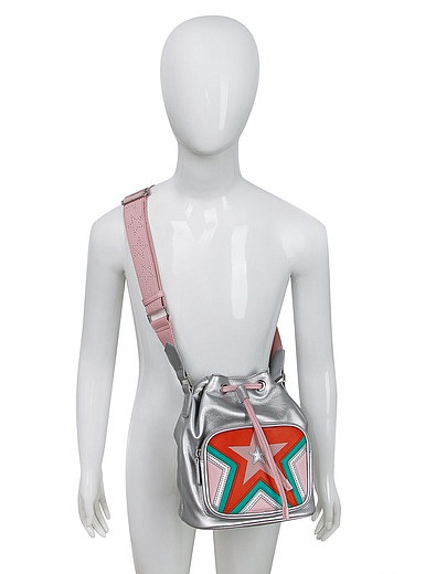 Сумка-рюкзак со звездой Stella McCartney - 1504508170085 - Фото 5