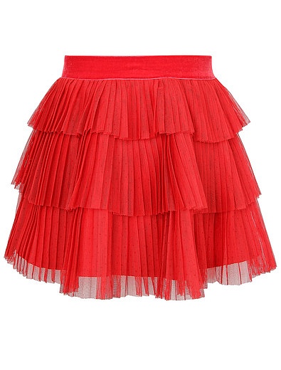 Плиссированная юбка с воланами Mayoral - 1041309981347 - Фото 2