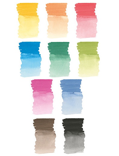 Набор акварельных маркеров, 10 цветов Faber-Castell - 6874528280053 - Фото 3