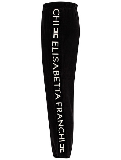 спортивные брюки с логотипом на лампасах ELISABETTA FRANCHI - 4244509282680 - Фото 2