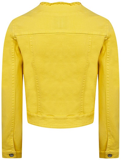 Куртка джинсовая желтого цвета Mayoral - 1074509073314 - Фото 2