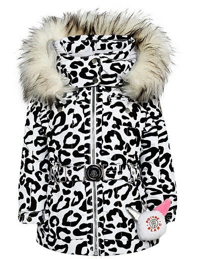 Куртка с леопардовым принтом POIVRE BLANC - 1074509282730 - Фото 1
