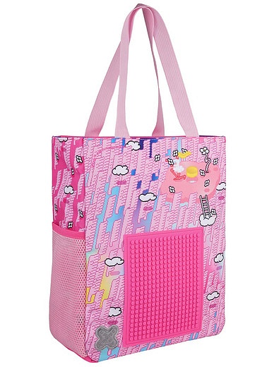 Розовая сумка-шопер Upixel - 1204528270061 - Фото 2