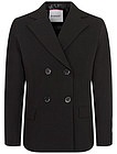 Черный двубортный пиджак - 1334509280687