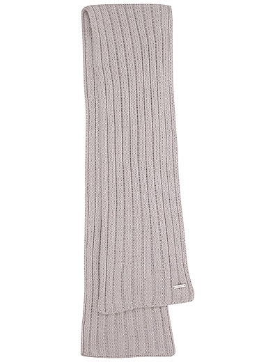 Шерстяной серый шарф Il Trenino - 1224529180046 - Фото 1