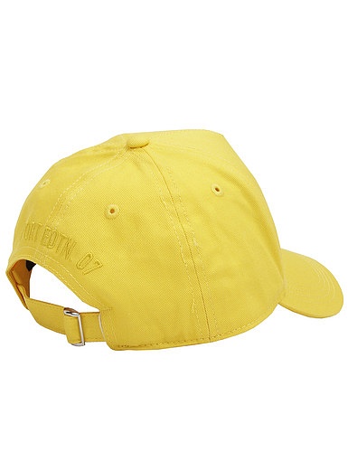 Жёлтая кепка с логотипом Dsquared2 - 1184528370049 - Фото 3