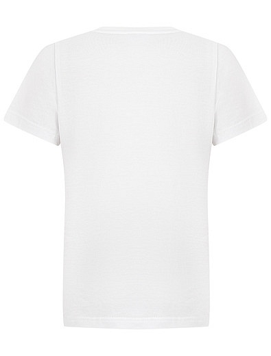 Белая футболка с коротким рукавом GIVENCHY - 1131219071280 - Фото 2