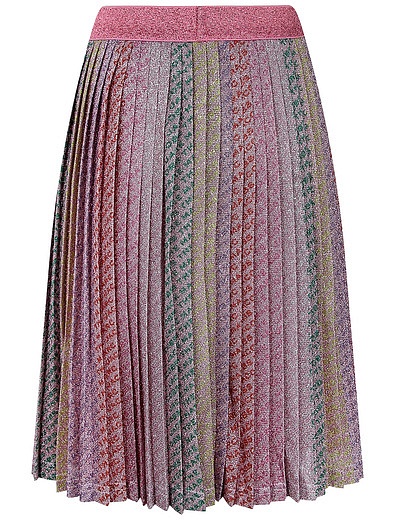 Разноцветная плиссированная юбка Marc Jacobs - 1044509171709 - Фото 4