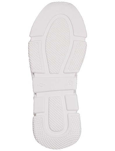 Белые кроссовки из натуральной кожи с черными вставками Philipp Plein - 2101219970042 - Фото 6