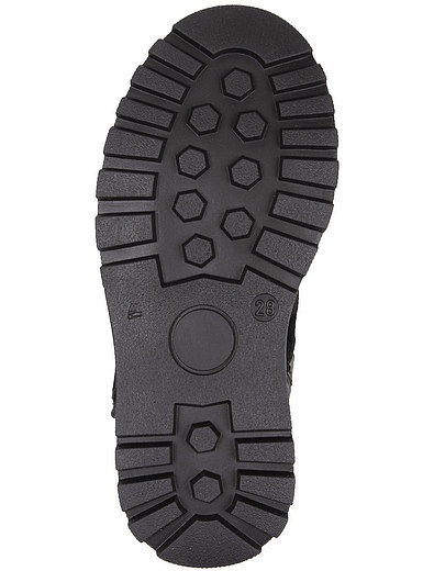 черные Ботинки на липучках с логотипом Dolce & Gabbana - 2031119980998 - Фото 5