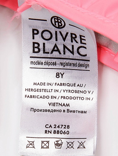 Розовые утепленные перчатки POIVRE BLANC - 1192608880326 - Фото 3
