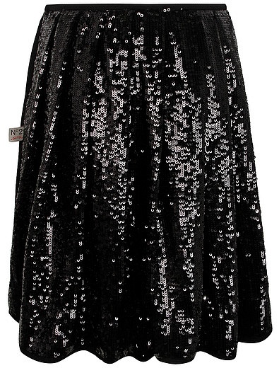 Плиссированная юбка с пайетками №21 kids - 1044509171105 - Фото 2