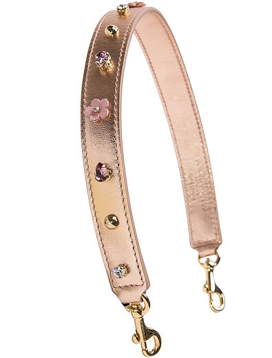 Кожаный ремешок  для сумки с аппликациями Dolce & Gabbana - 5331908780318 - Фото 1