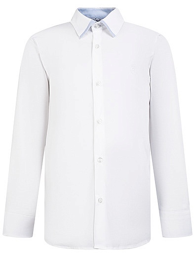 Белая рубашка прямого кроя Aletta - 1014519181524 - Фото 1
