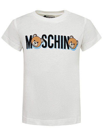 Комплект из футболки и шорт Moschino - 3023019071417 - Фото 4