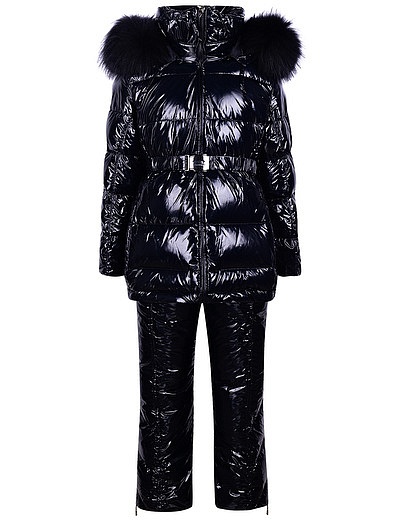 Черный комплект из куртки и полукомбинезона Manudieci - 6121109881025 - Фото 1
