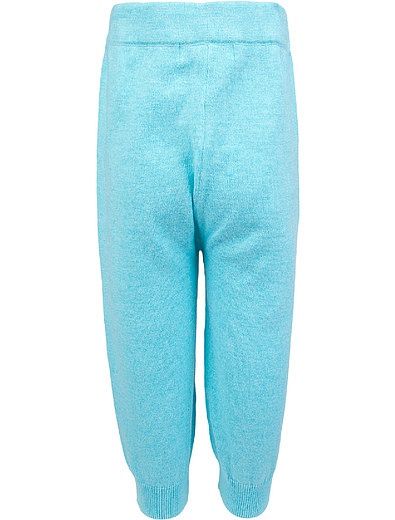 Голубые брюки с добавлением кашемира Bonnie Baby - 1080319680031 - Фото 3