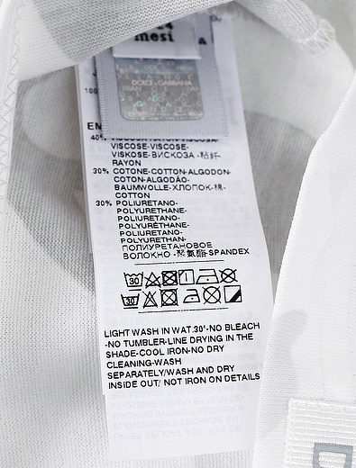 Хлопковая футболка с камуфляжным принтом Dolce & Gabbana - 1134519174347 - Фото 3