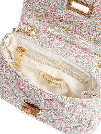 Стёганая сумка с цветочным принтом Milledeux - 1204500270096 - Фото 4