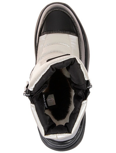 Утепленные ботинки кремового цвета Jog Dog - 2034509280104 - Фото 4