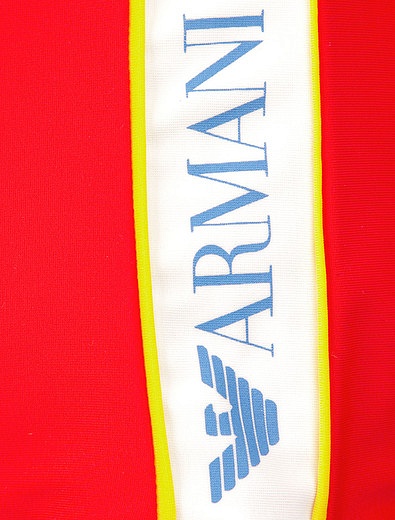 Плавки с лампасами и названием бренда EMPORIO ARMANI - 0872519670049 - Фото 2