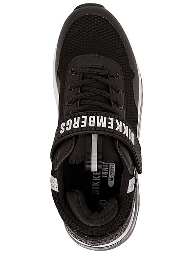 Черные кроссовки с принтом логотипа Bikkembergs - 2104519180371 - Фото 4