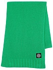Зеленый шарф с добавлением шерсти - 1224518080166