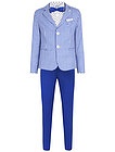 Ярко-синий костюм из 5 изделий - 6051419870283