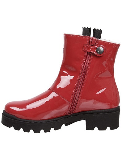 Красные лакированные ботинки RONDINELLA - 2031309980012 - Фото 3