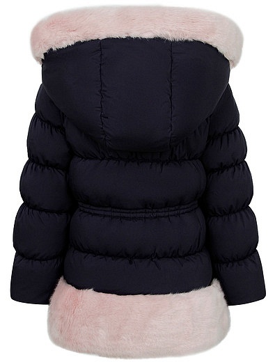 Пуховая куртка с меховой отделкой Baby A - 1074509083689 - Фото 2