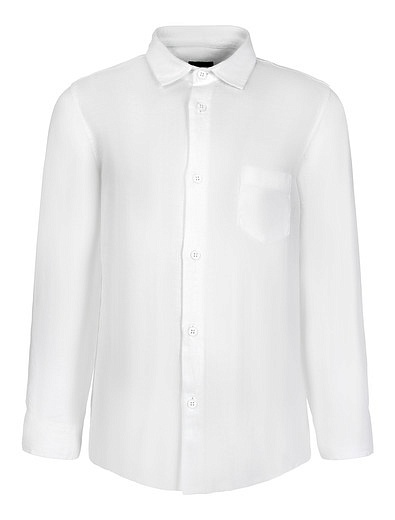 Белая льняная рубашка Il Gufo - 1014519374551 - Фото 1