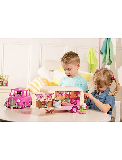 Набор игровой Дом на колёсах с аксессуарами; розовый LI'L WOODZEEZ - 7134529274499 - Фото 2