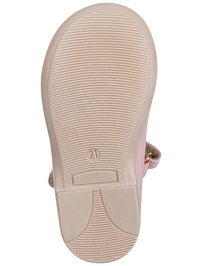 Розовые лакированные туфли с цветочком Florens - 2014509081604 - Фото 5