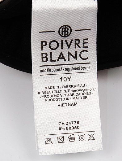 Перчатки с утеплителем черного цвета POIVRE BLANC - 1194508180025 - Фото 2