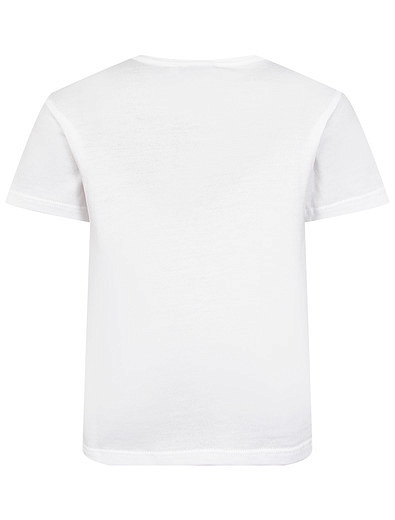 Белая футболка с нашивкой Dolce & Gabbana - 1134519370800 - Фото 2
