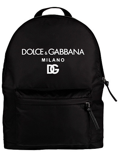 Черный рюкзак с логотипом Dolce & Gabbana - 1504528280122 - Фото 1