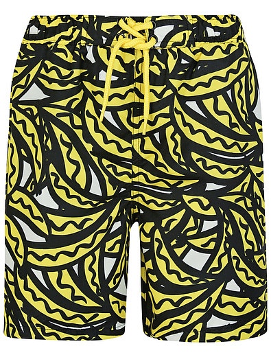Пляжные шорты с узором Stella McCartney - 4103019970046 - Фото 1